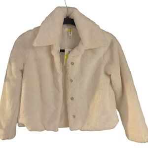 Kids Faux Fur jacket by Epic Threads in Cream size kids 7-8